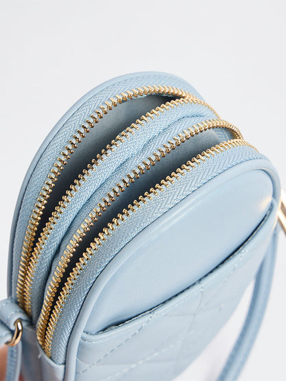 Women Solid Mobile Bag