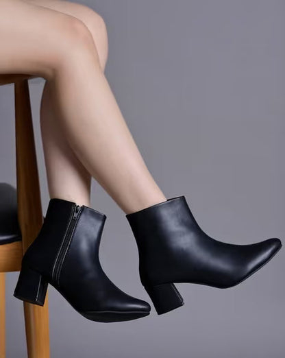 Women Boots with Zip