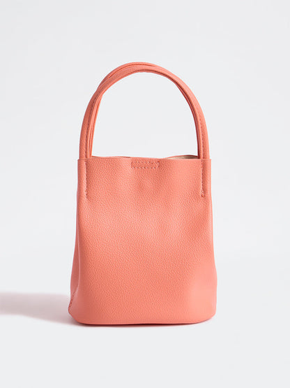 Women Solid Mobile Bag with Pouch
