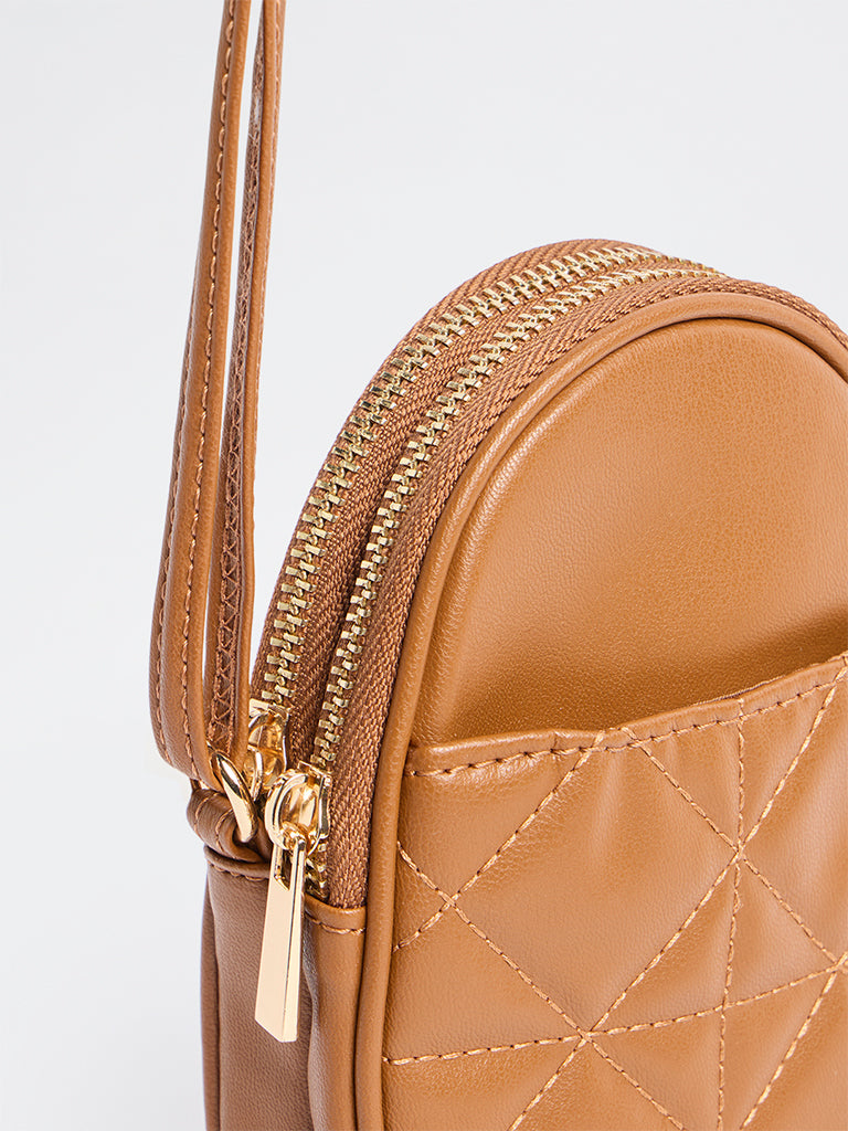Women Solid Mobile Bag