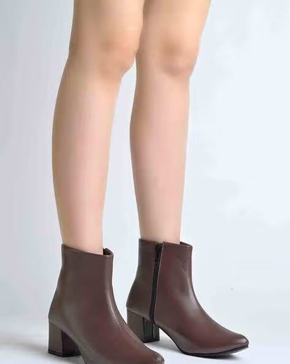 Women Boots with Zip