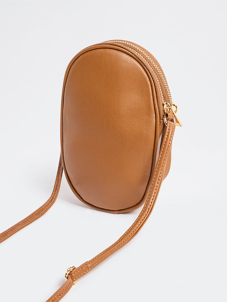 Women Solid Mobile Bag