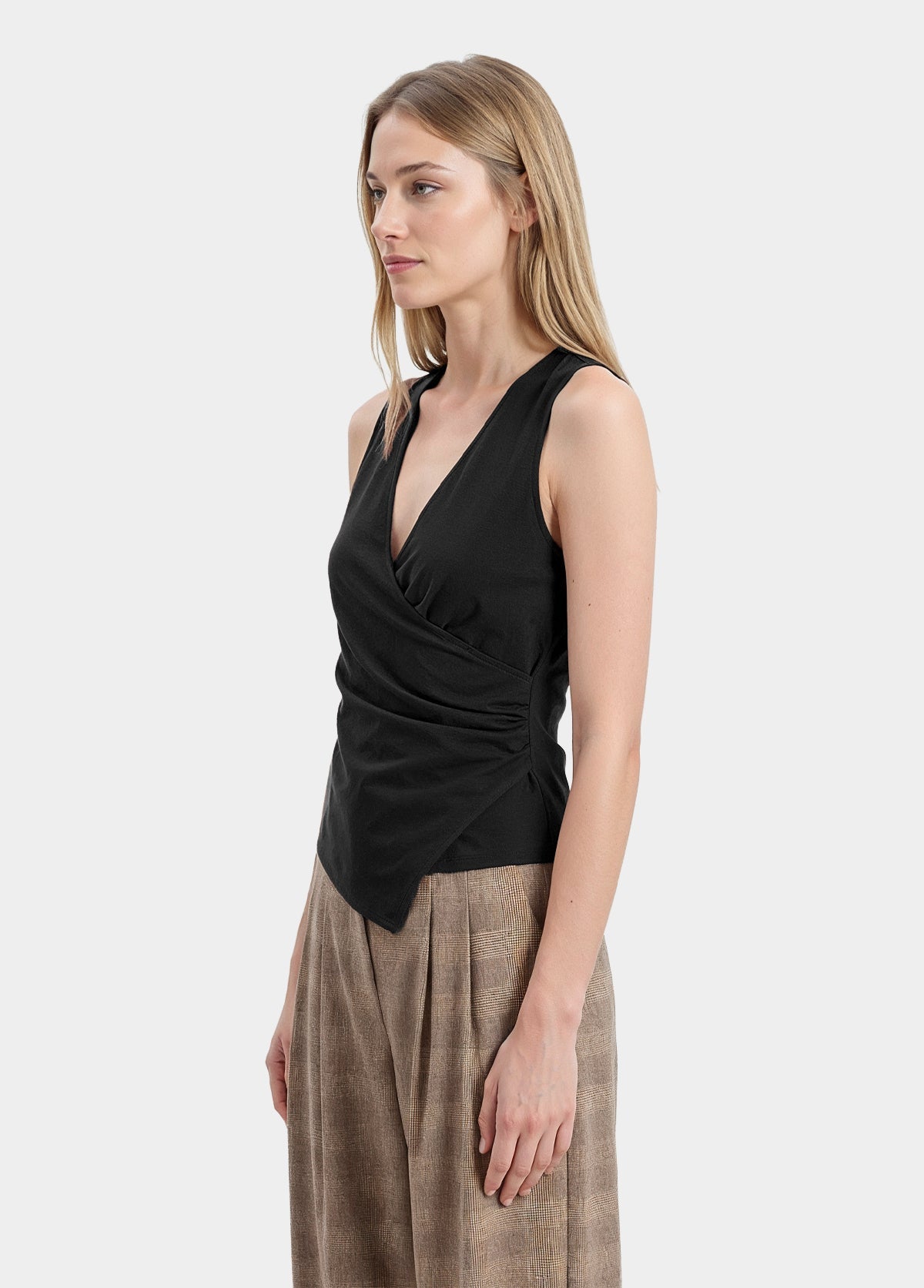 Women’s Asymmetric Wrap Top