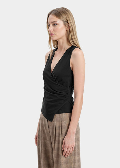 Women’s Asymmetric Wrap Top