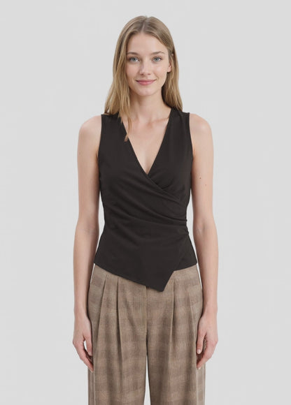 Women’s Asymmetric Wrap Top