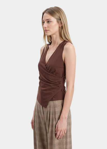 Women’s Asymmetric Wrap Top