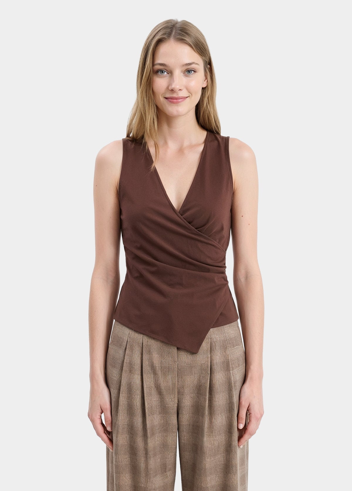 Women’s Asymmetric Wrap Top