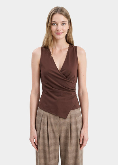 Women’s Asymmetric Wrap Top