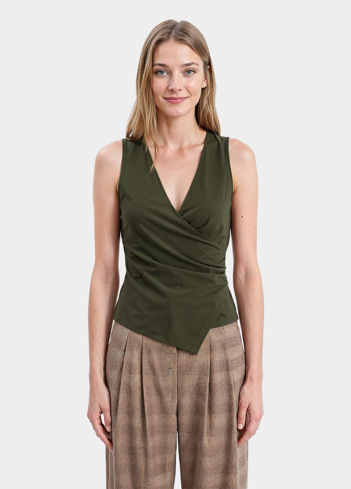 Women’s Asymmetric Wrap Top