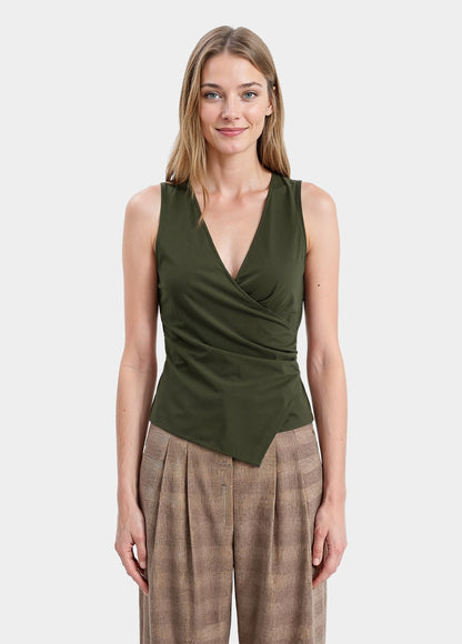 Women’s Asymmetric Wrap Top