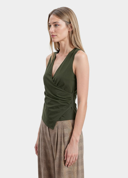 Women’s Asymmetric Wrap Top