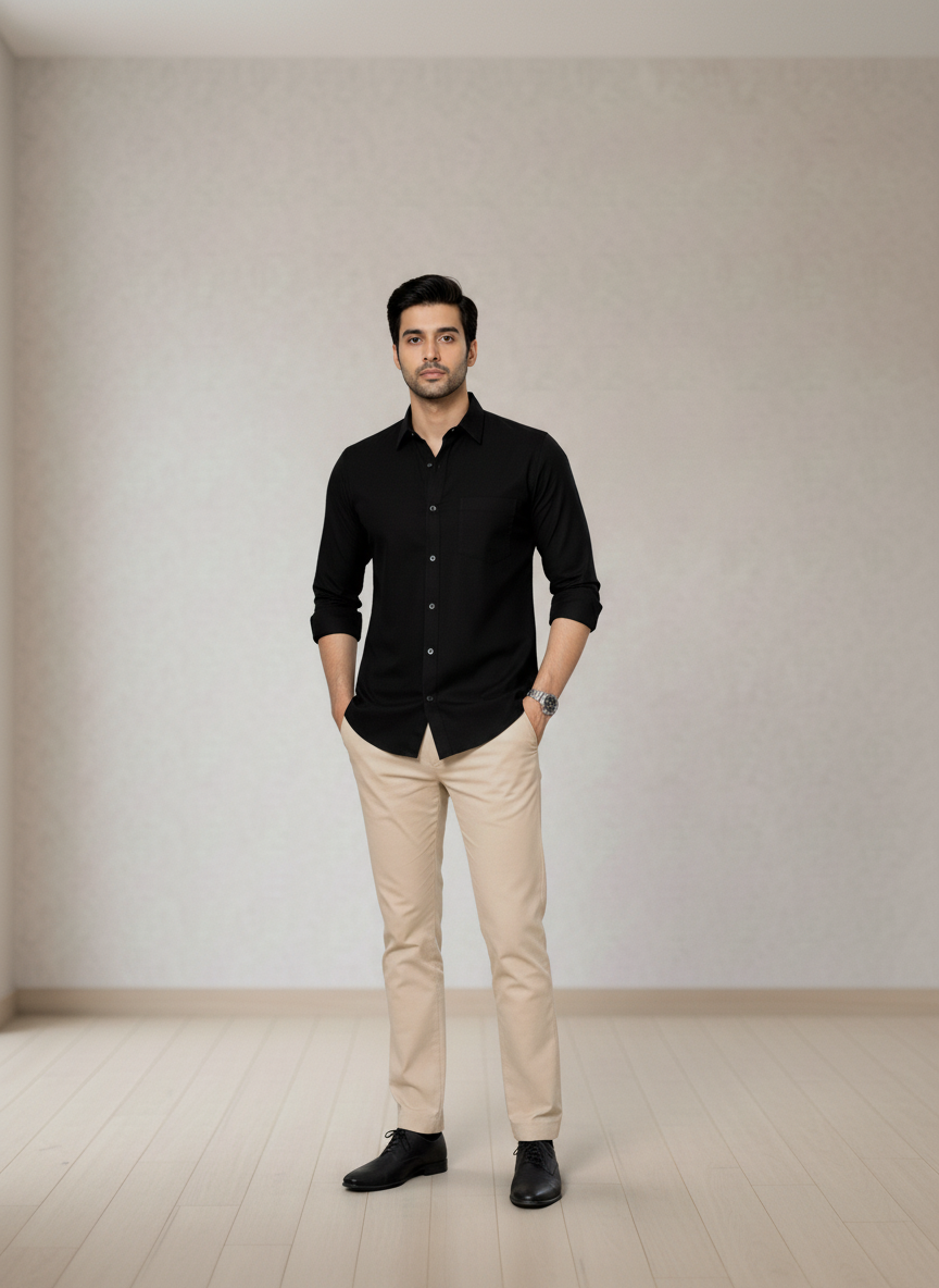 Emerald Cotton Oxford Shirt