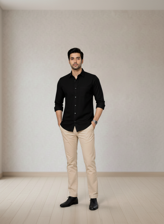 Emerald Cotton Oxford Shirt
