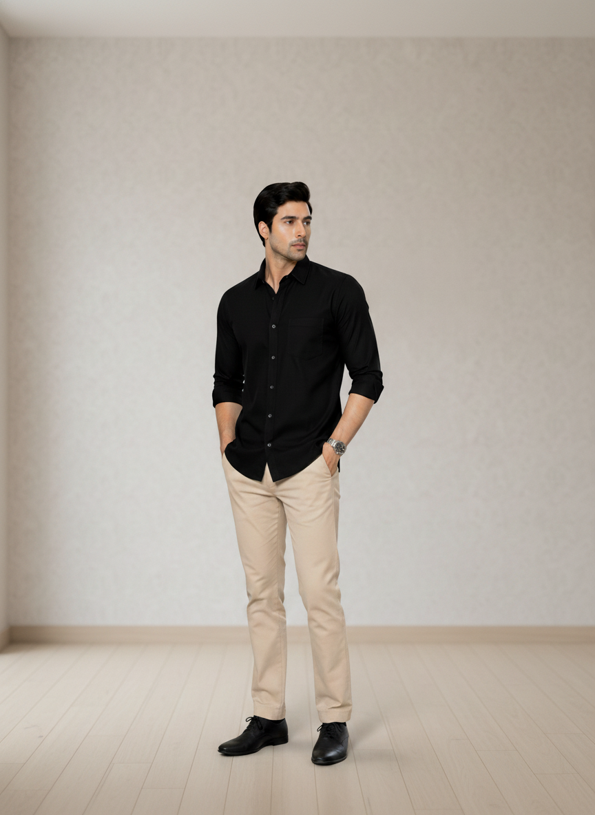 Emerald Cotton Oxford Shirt