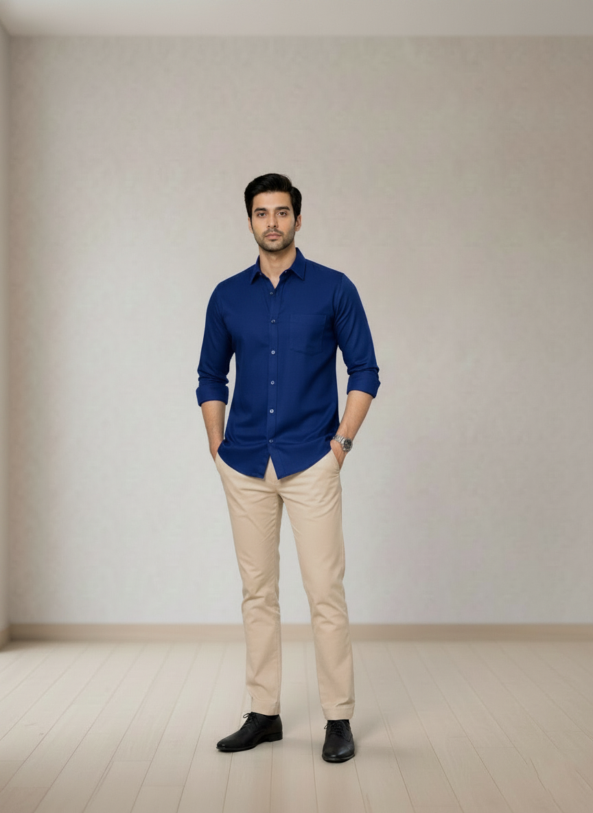 Emerald Cotton Oxford Shirt