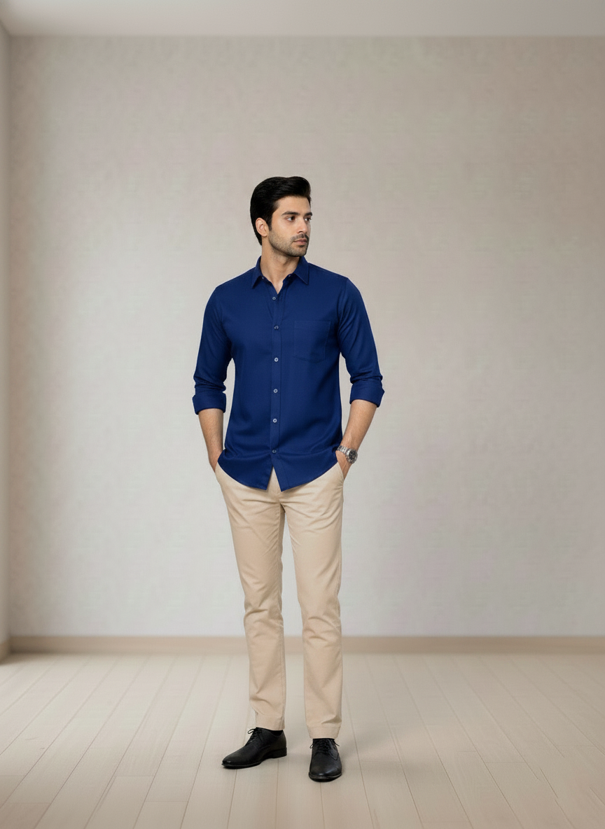 Emerald Cotton Oxford Shirt