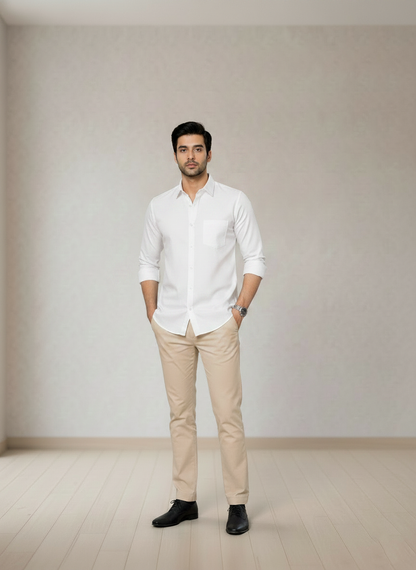 Emerald Cotton Oxford Shirt