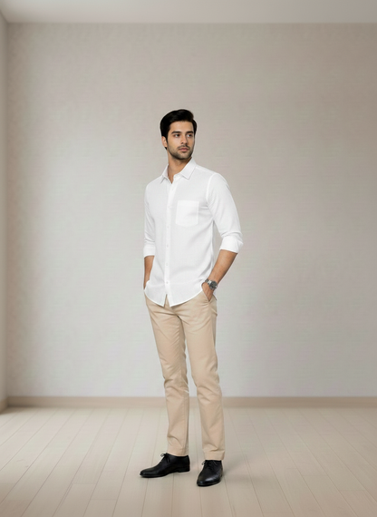 Emerald Cotton Oxford Shirt
