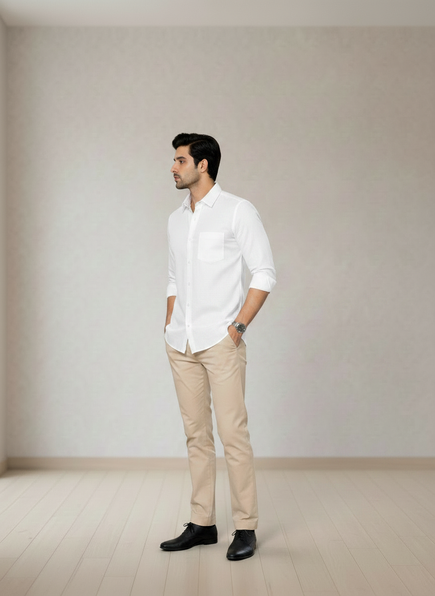 Emerald Cotton Oxford Shirt